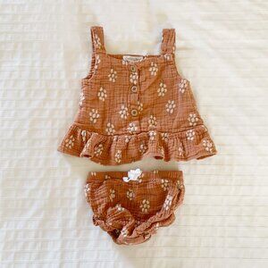 Emily and Oliver Floral Muslin Set • 18 Months